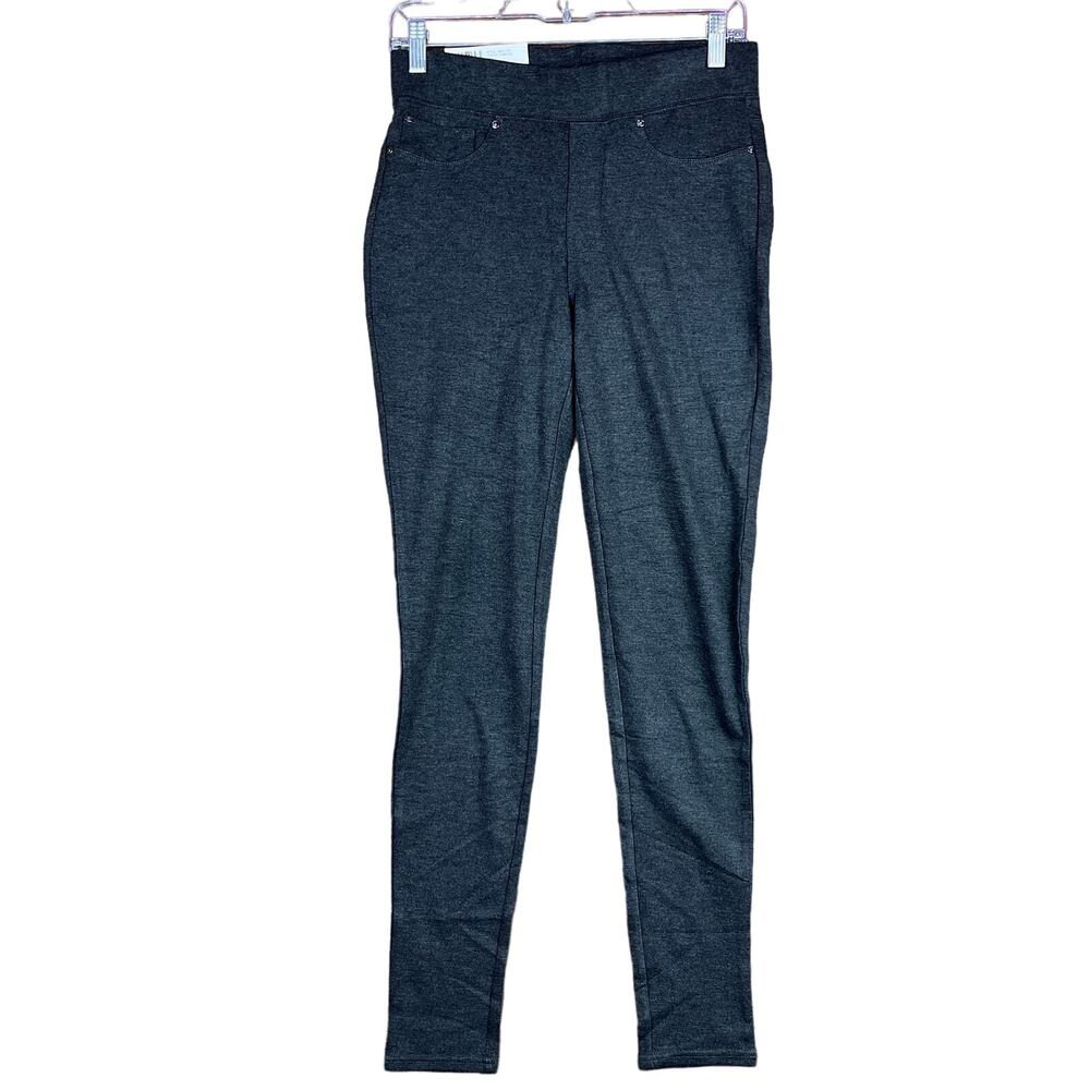 Seven7 Womens Leggings Charcoal Gray Flawless Fit Skinny Pull On Ponte NWT S